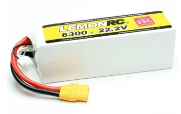 15743 LiPo Akku LEMONRC 6300 - 22.2V (35C)